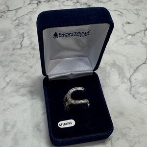 Montana Silversmiths Sterling Silver Horseshoe Ring